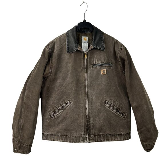 Carhartt Other - Carhartt Detroit Jacket J97 Chestnut CHT XL TALL Men’s Blanket Lined Brown USA